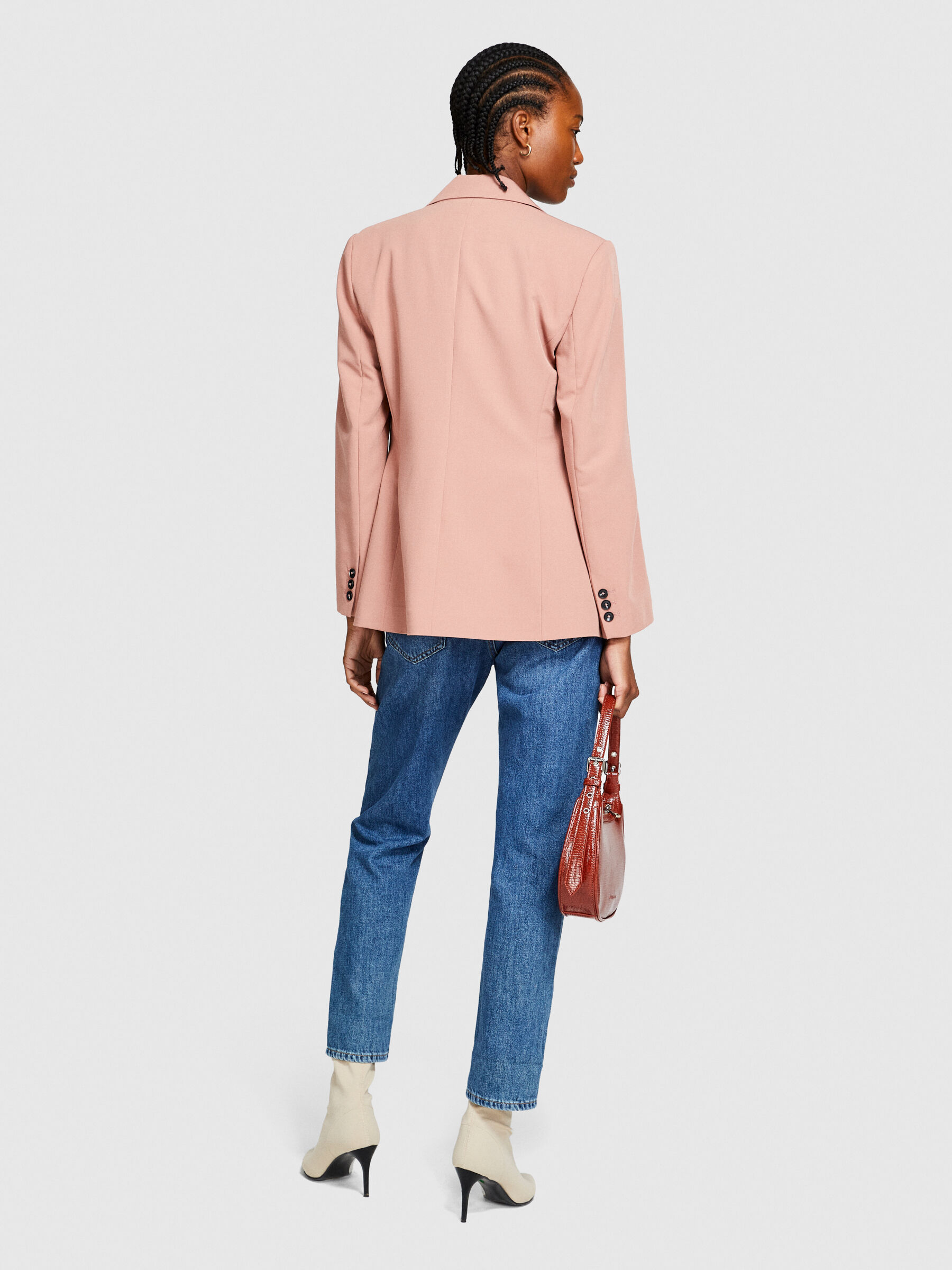 Jeans slim Antibes coupe carrot Bleu Sisley