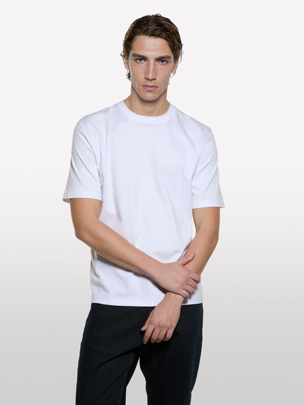 T-shirt avec logo - t-shirts &agrave; manches courtes pour homme | Sisley