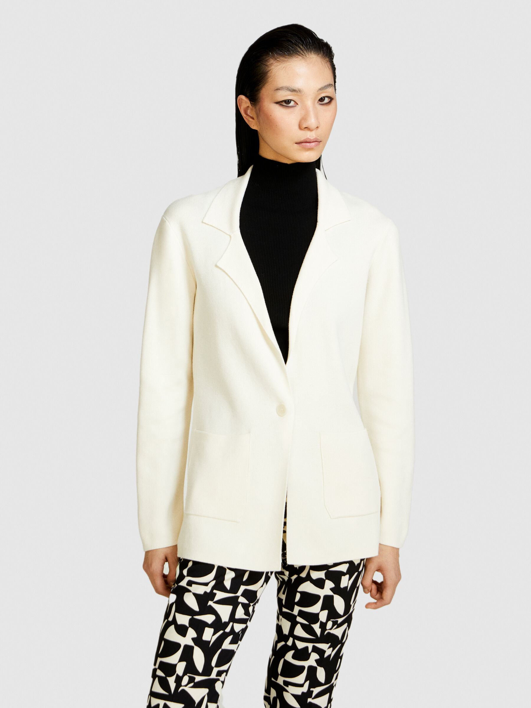 Blazer en new arrivals maille femme