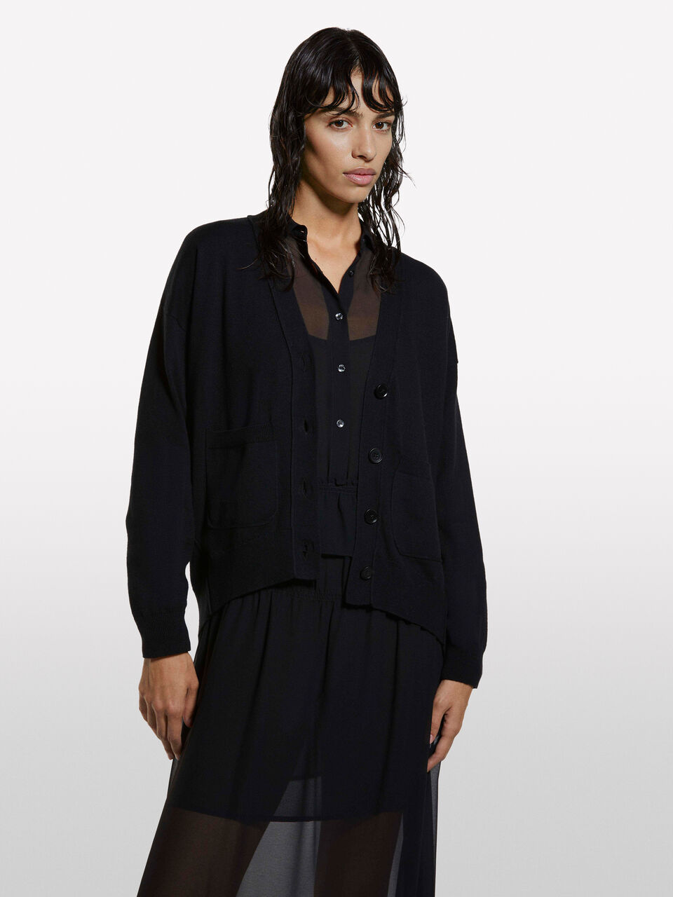 L/S CARDIGAN Femme image number null