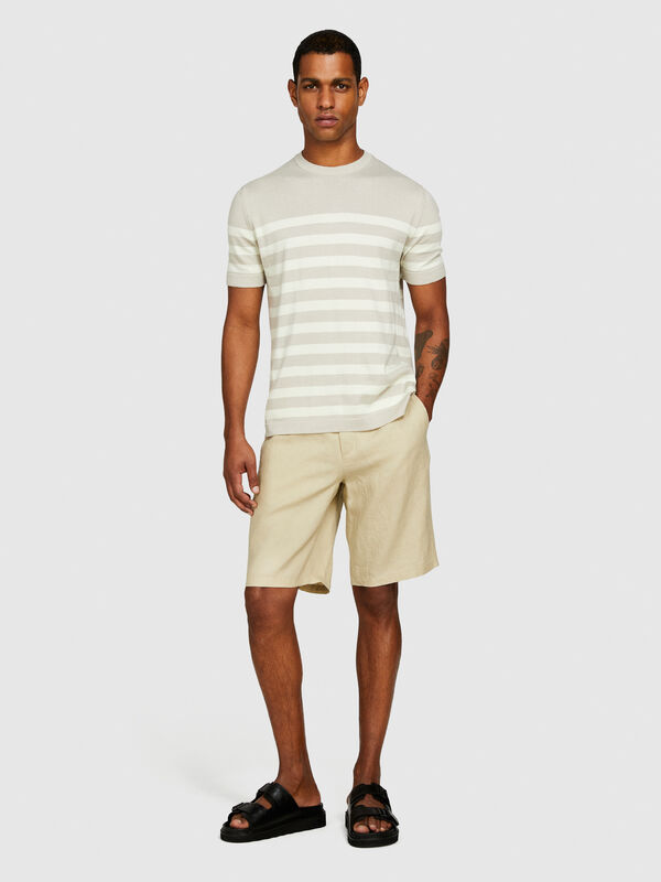 Bermuda 100 % lin - shorts pour homme | Sisley