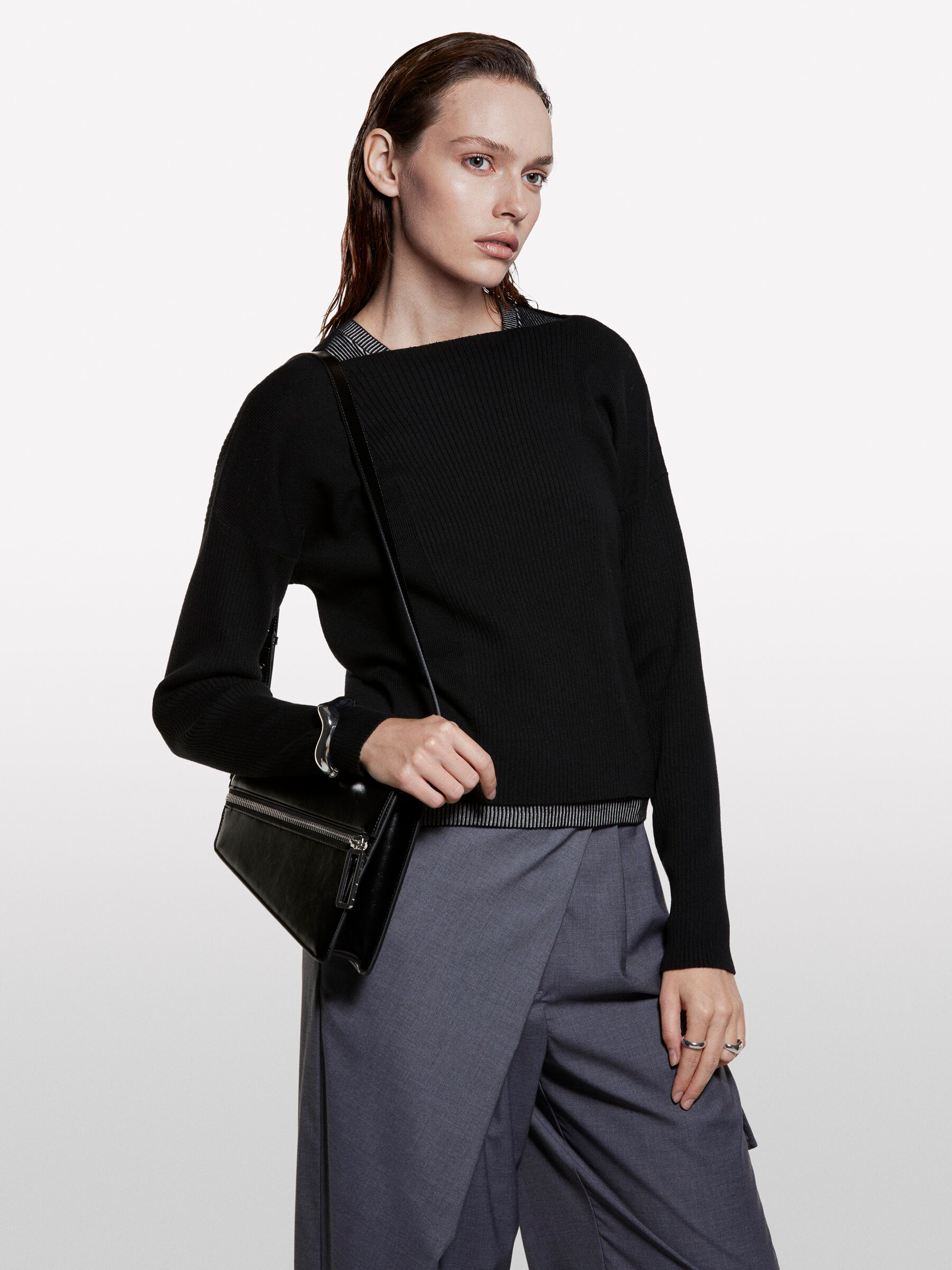 BOAT-NECK SWEAT.L/S Femme image number null