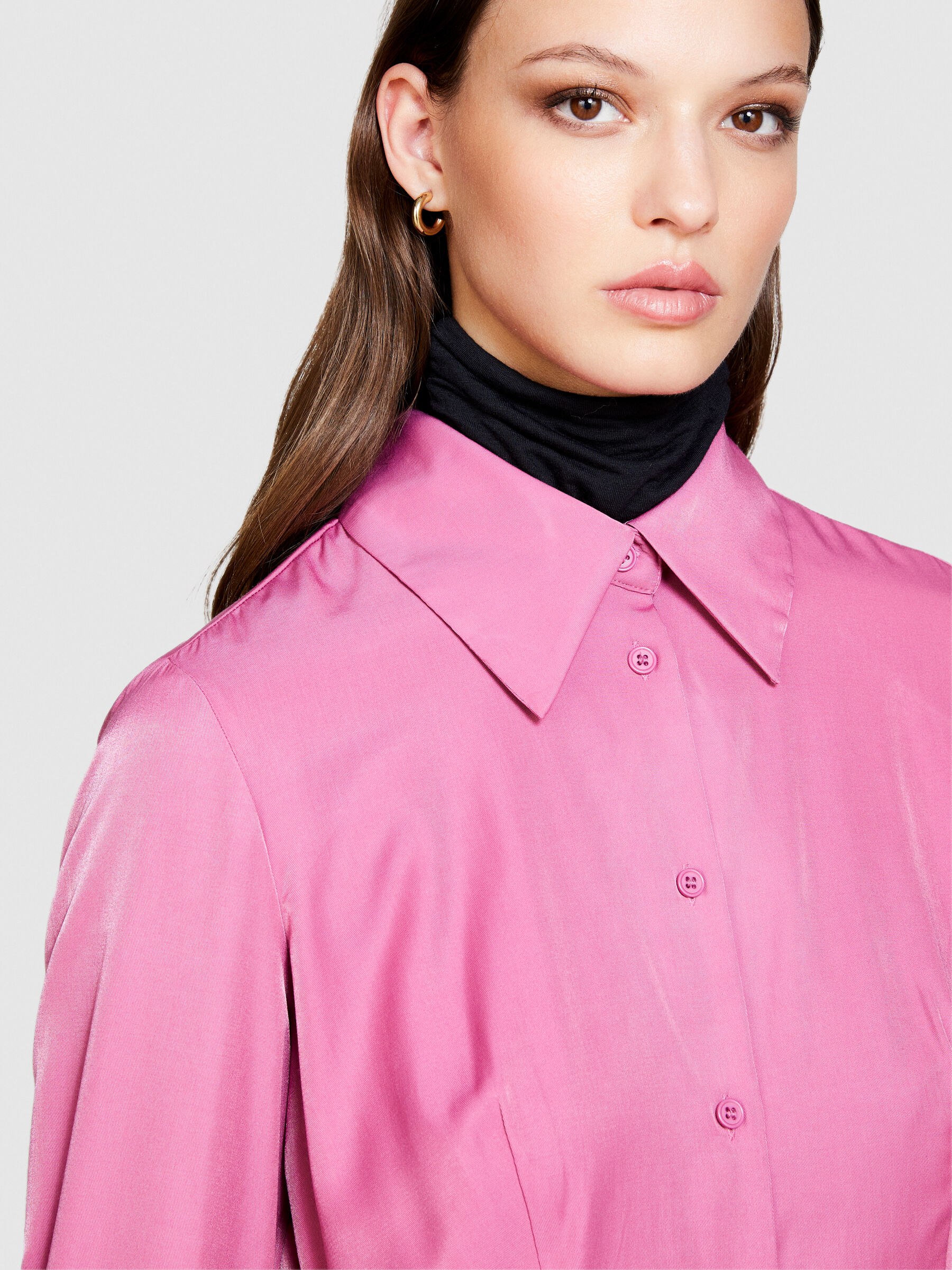 Chemise sales ajustée femme