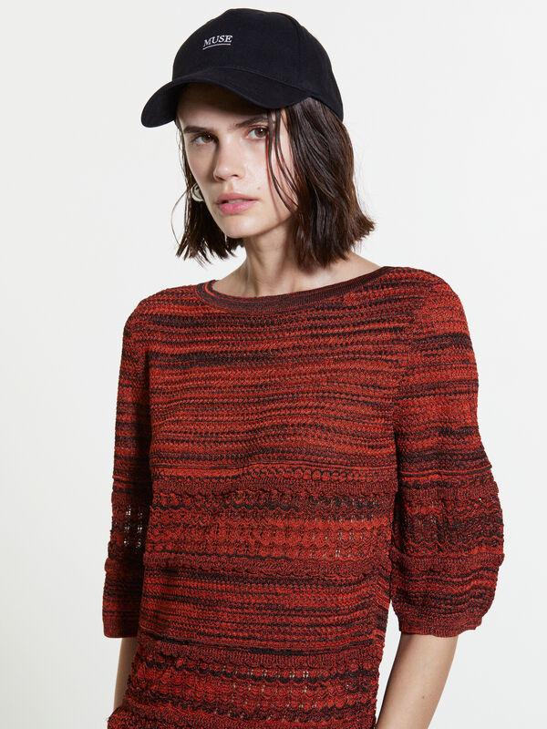 Pull effet dégradé - pulls col rond pour femme | Sisley