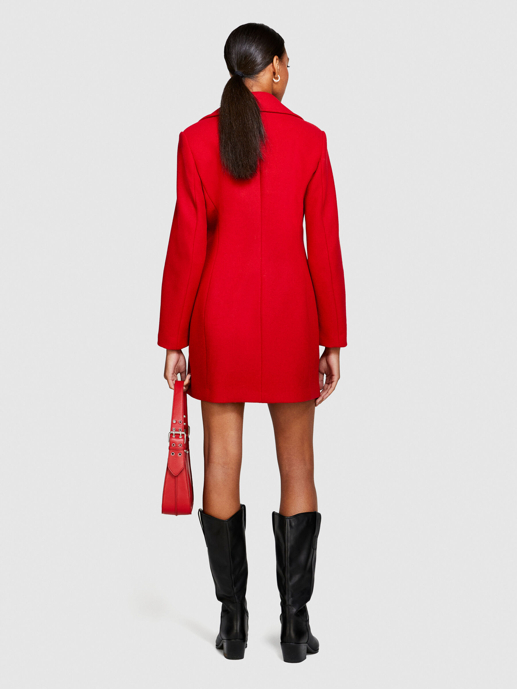 Manteau 2025 court rouge