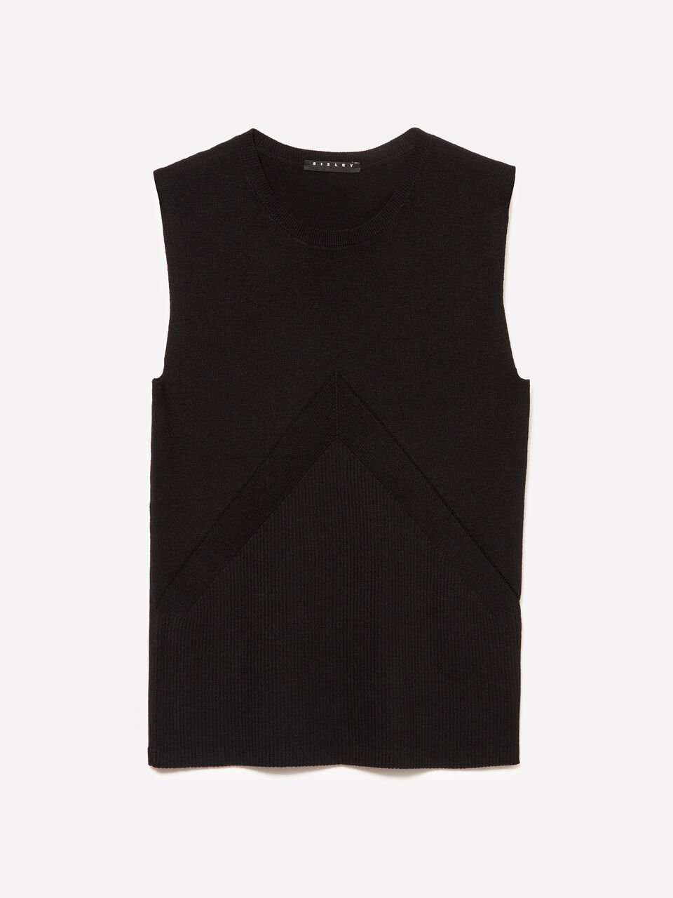 SLEEVELESS SWEATER Femme image number null
