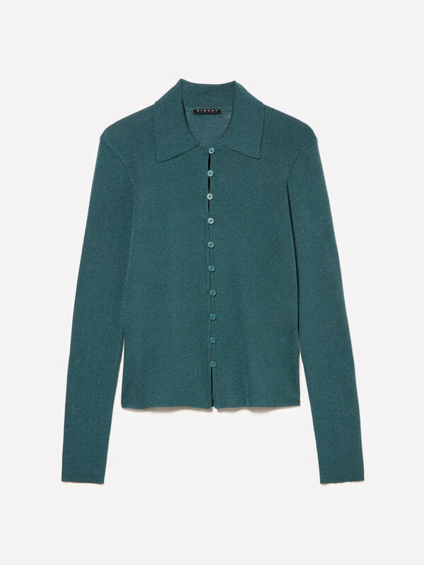 Gilet &agrave; col - pulls col montant pour femme | Sisley