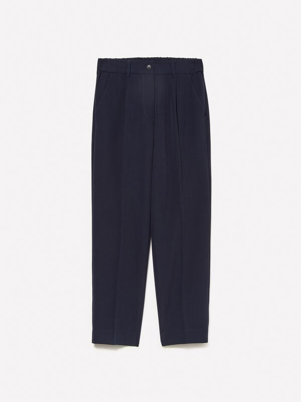 Jogging bleu foncé Jogging bleu foncé - pantalons de jogging pour femme | Sisley