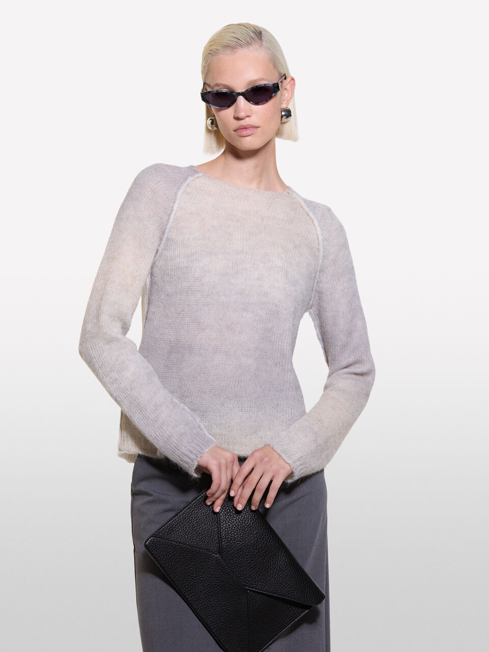 BOAT-NECK SWEAT.L/S Femme image number null
