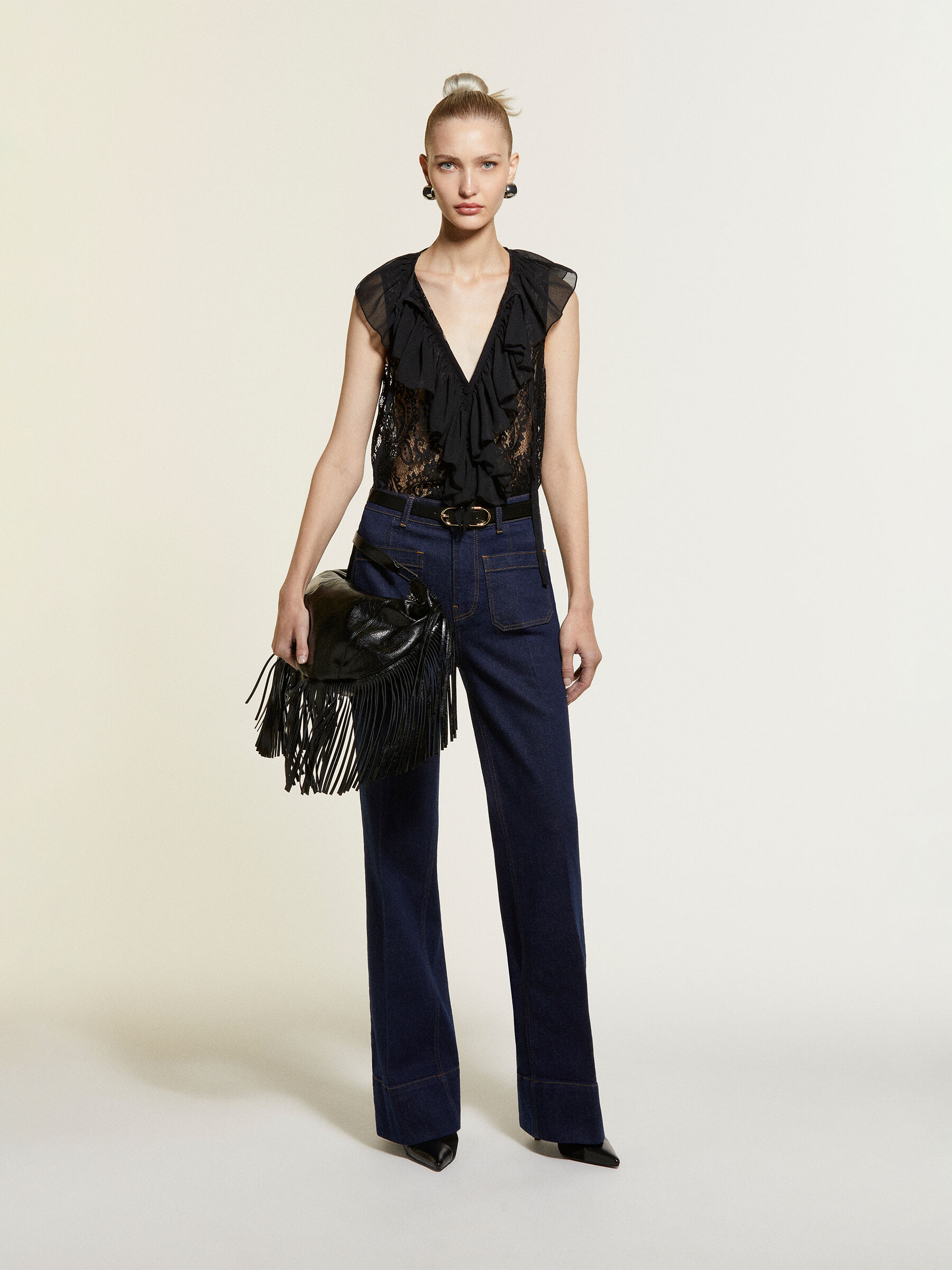 SLEEVELESS SHIRT Femme image number null