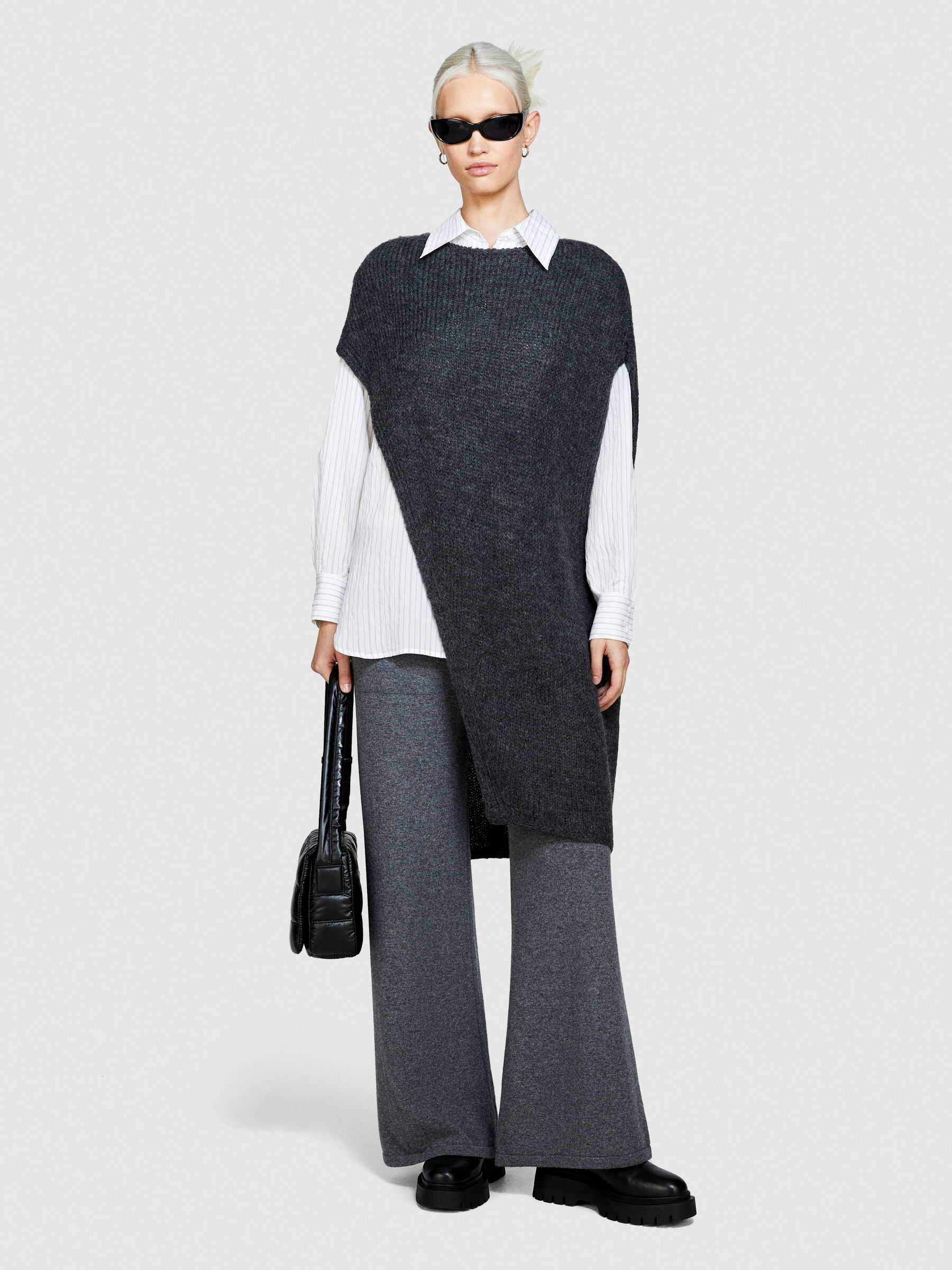 Pantalon en sale maille femme