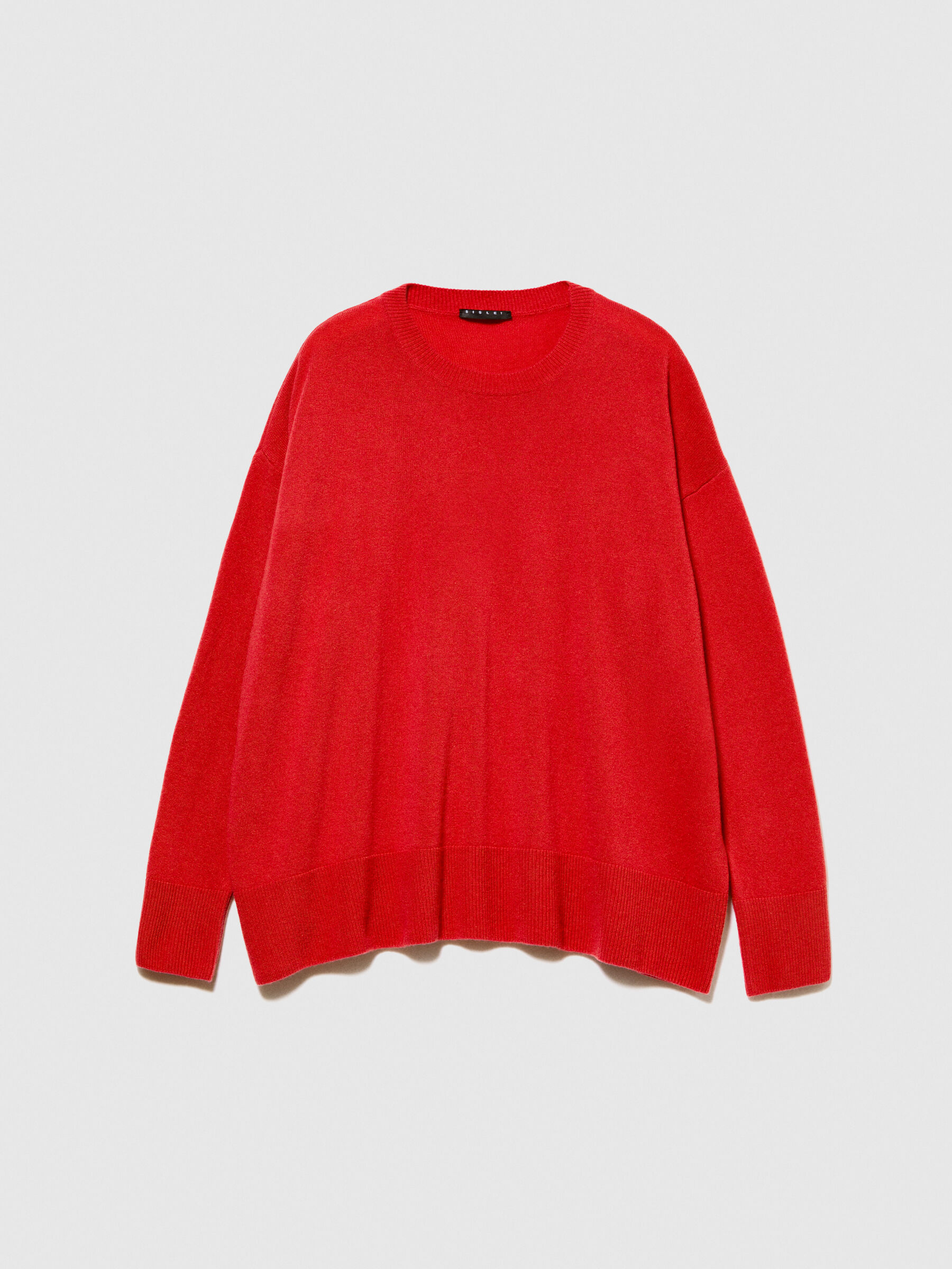 Pull coupe boxy Rouge Sisley