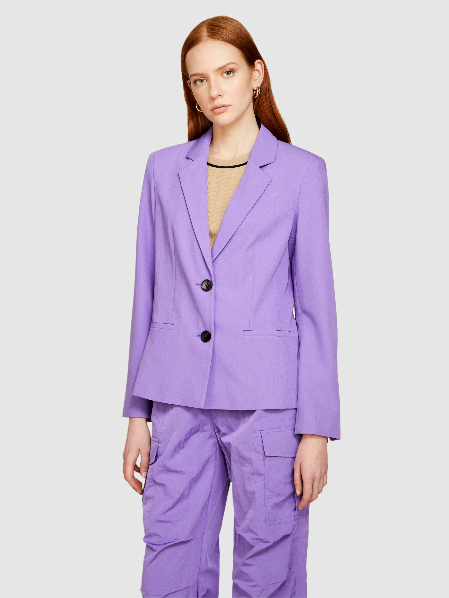 Blazer ajusté femme best sale