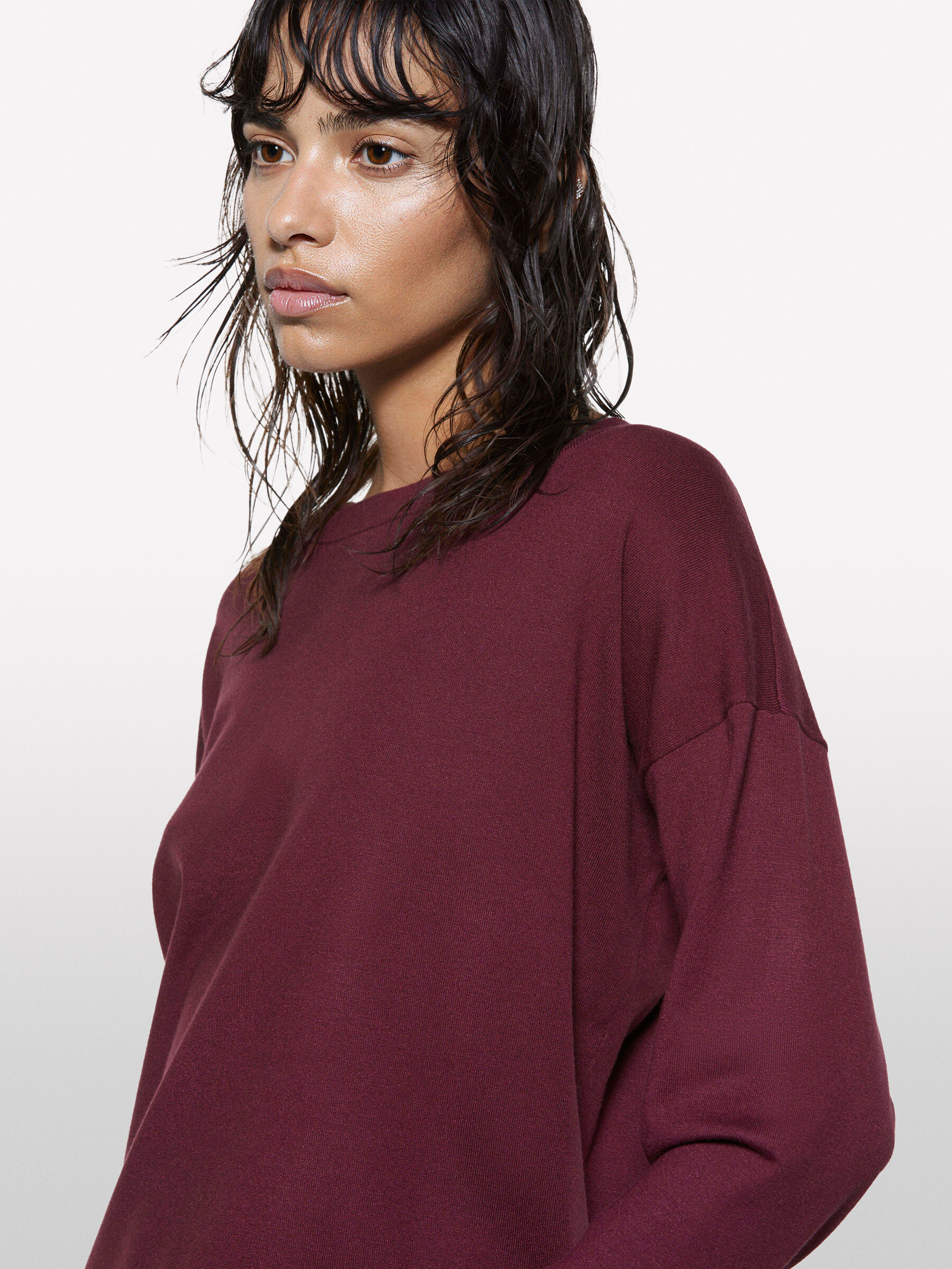 BOAT-NECK SWEAT.L/S Femme image number null