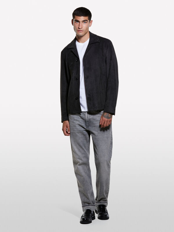 T-shirt blanc à manches courtes coupe régulière T-shirt blanc à manches courtes coupe régulière - t-shirts à manches courtes pour homme | Sisley