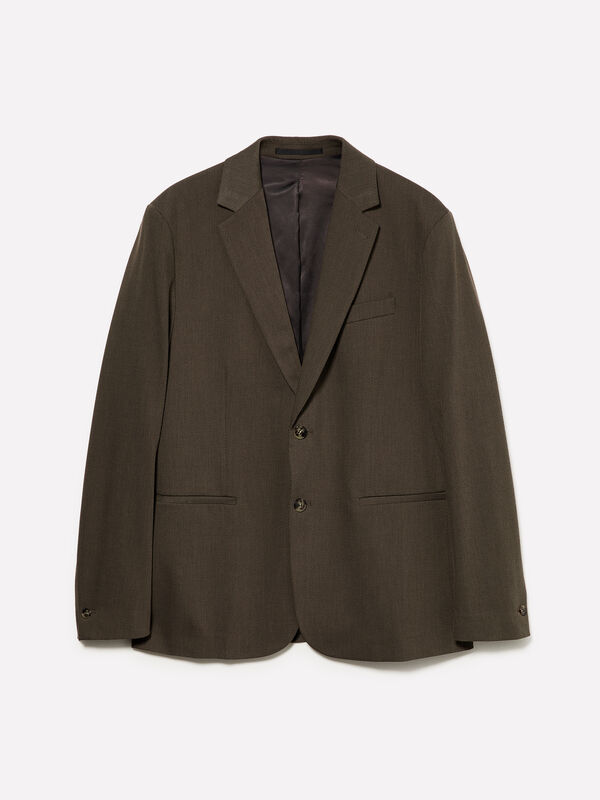 Blazer teint en fil - blazers pour homme | Sisley