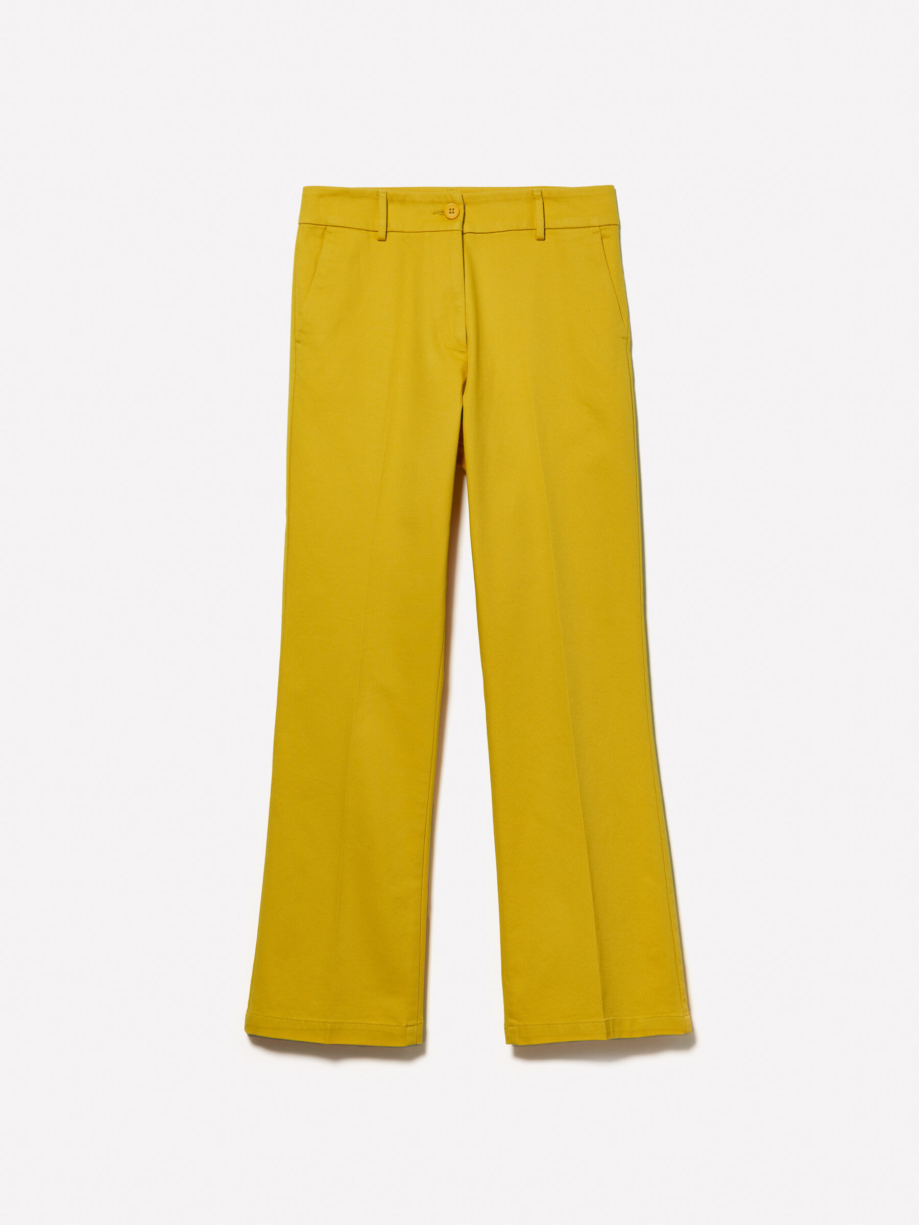 Pantalon couleur moutarde femme top