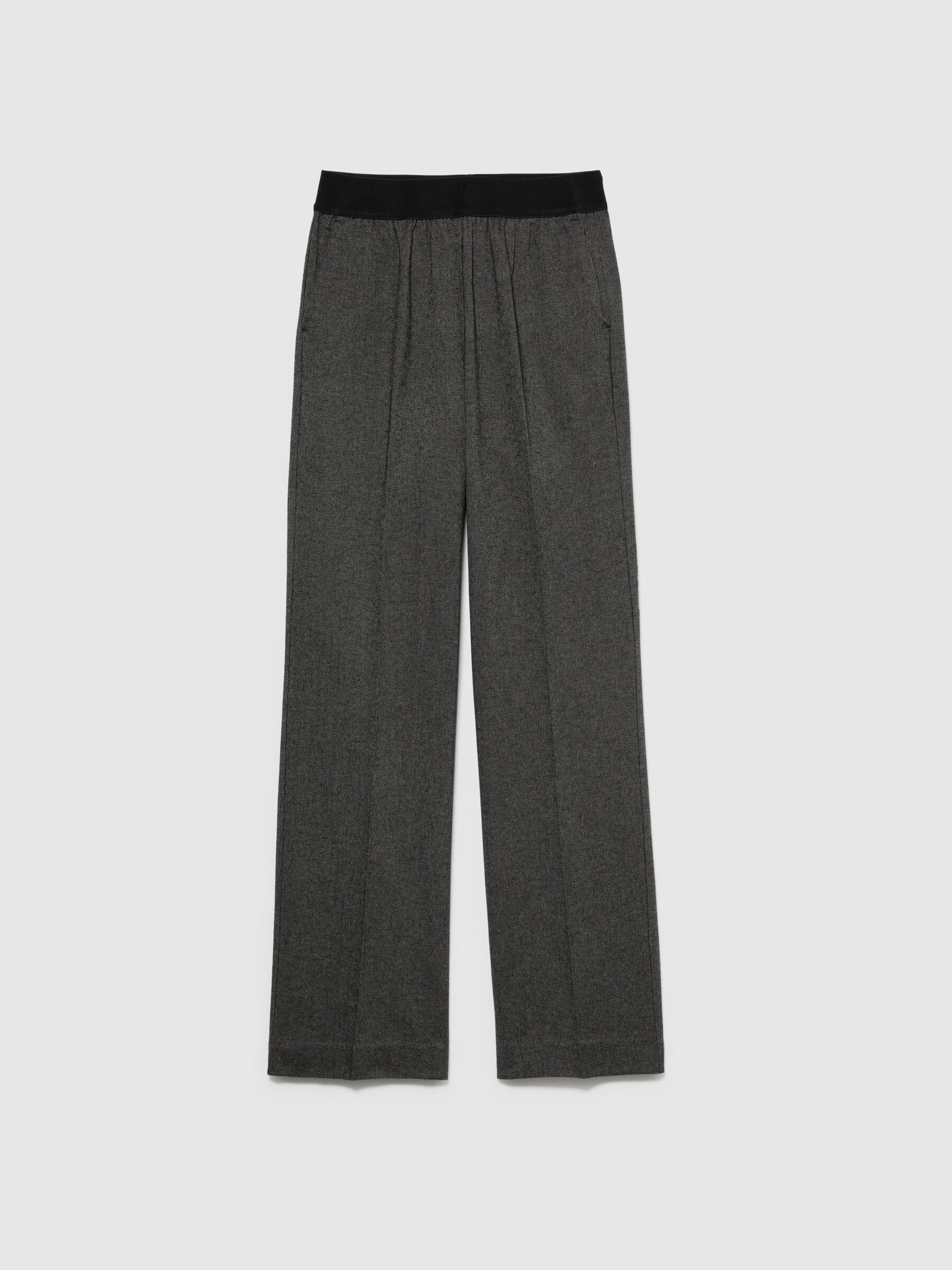 Pantalon en flanelle Gris Sisley