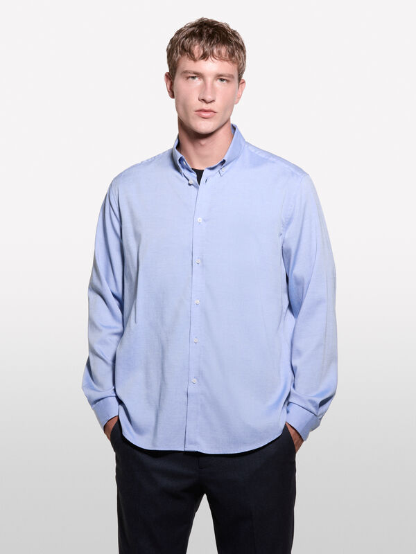Chemise regular bleu ciel - chemises regular pour homme | Sisley