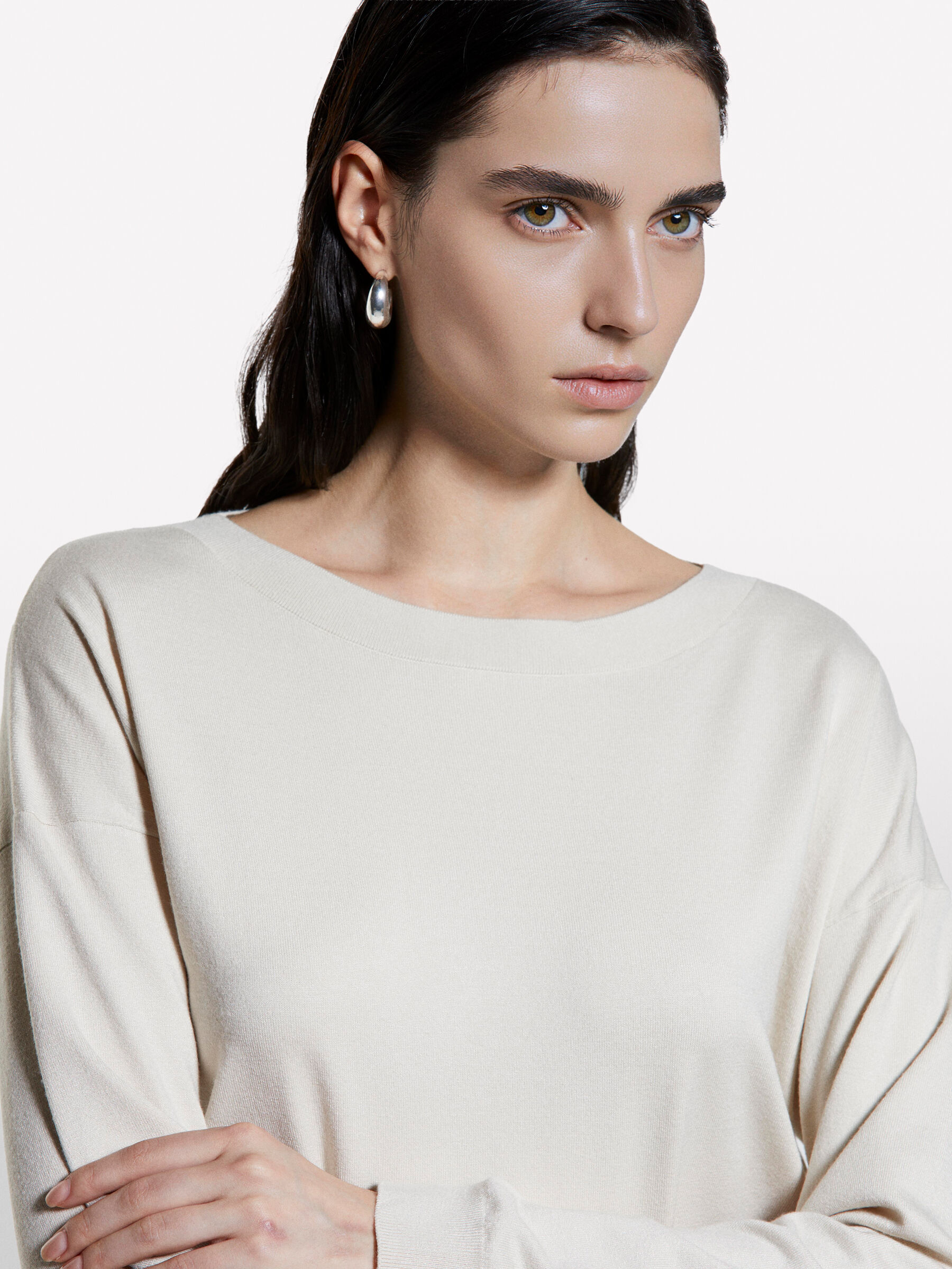 BOAT-NECK SWEAT.L/S Femme image number null