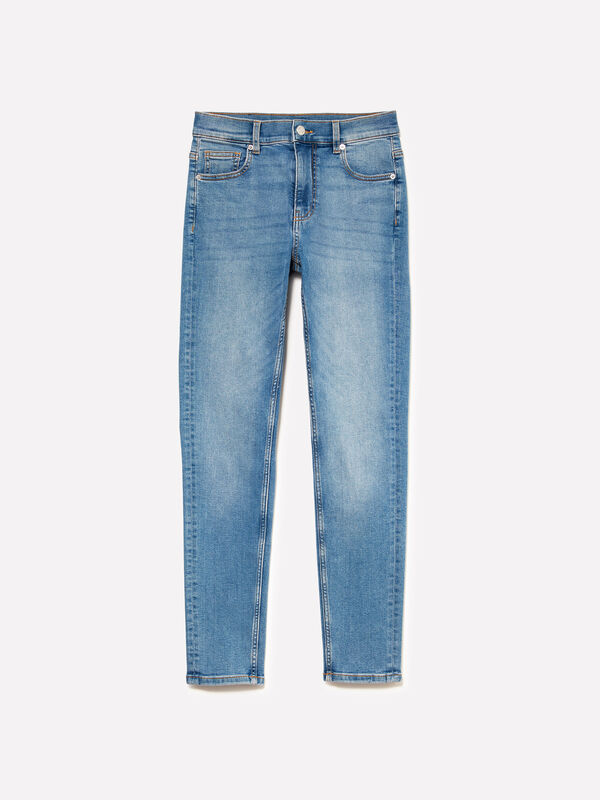 Jean slim bleu style 69 - jeans coupe slim pour femme | Sisley