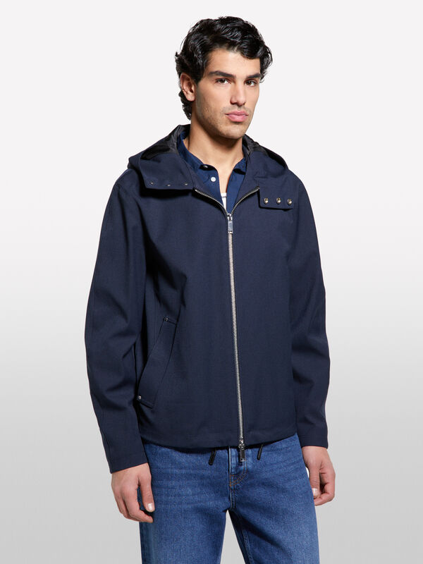 Veste coupe-vent à capuche - vestes et blousons pour homme | Sisley
