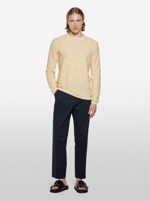 Pantalon slim confort bleu foncé - pantalons slim pour homme | Sisley