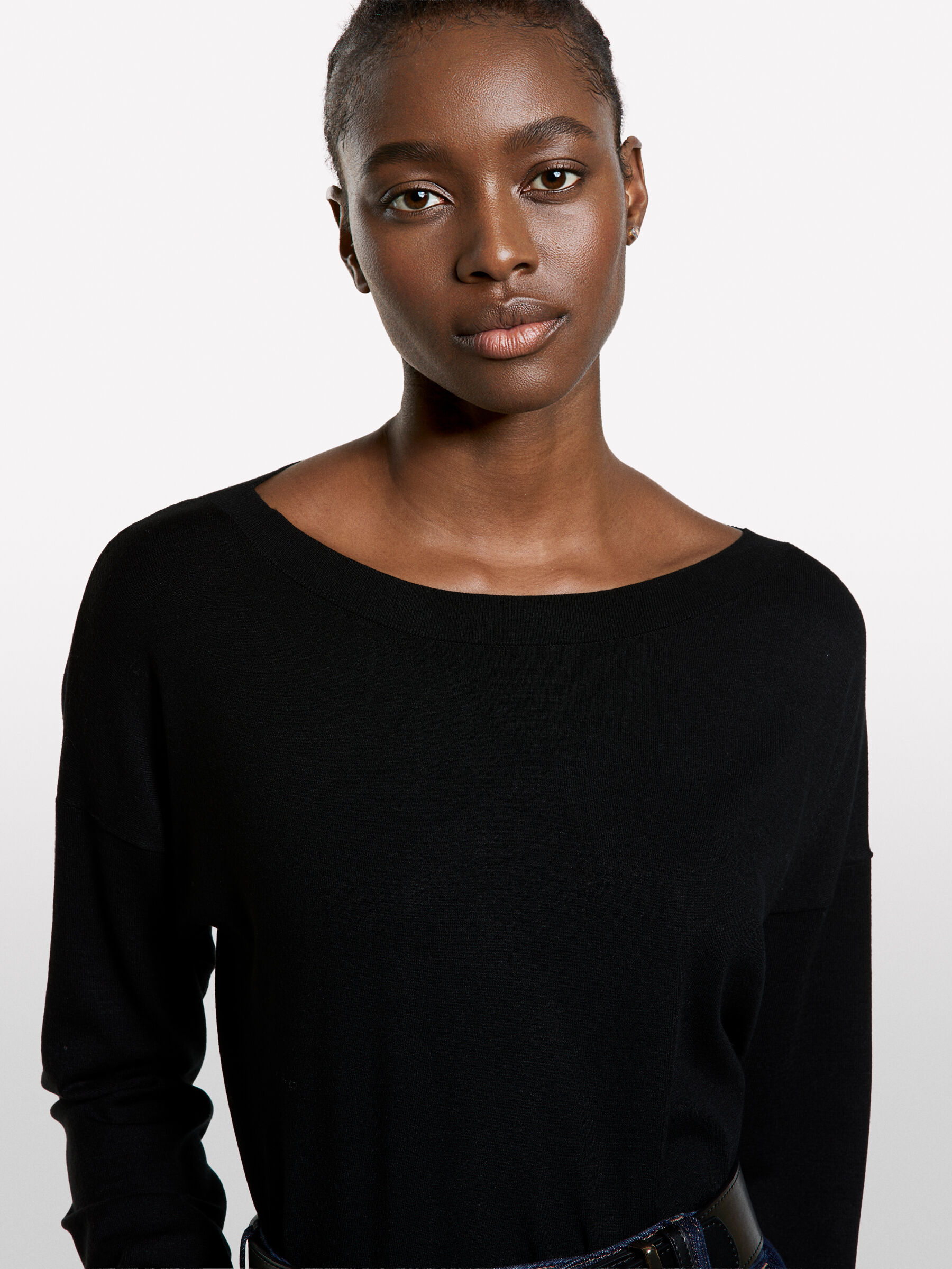 BOAT-NECK SWEAT.L/S Femme image number null
