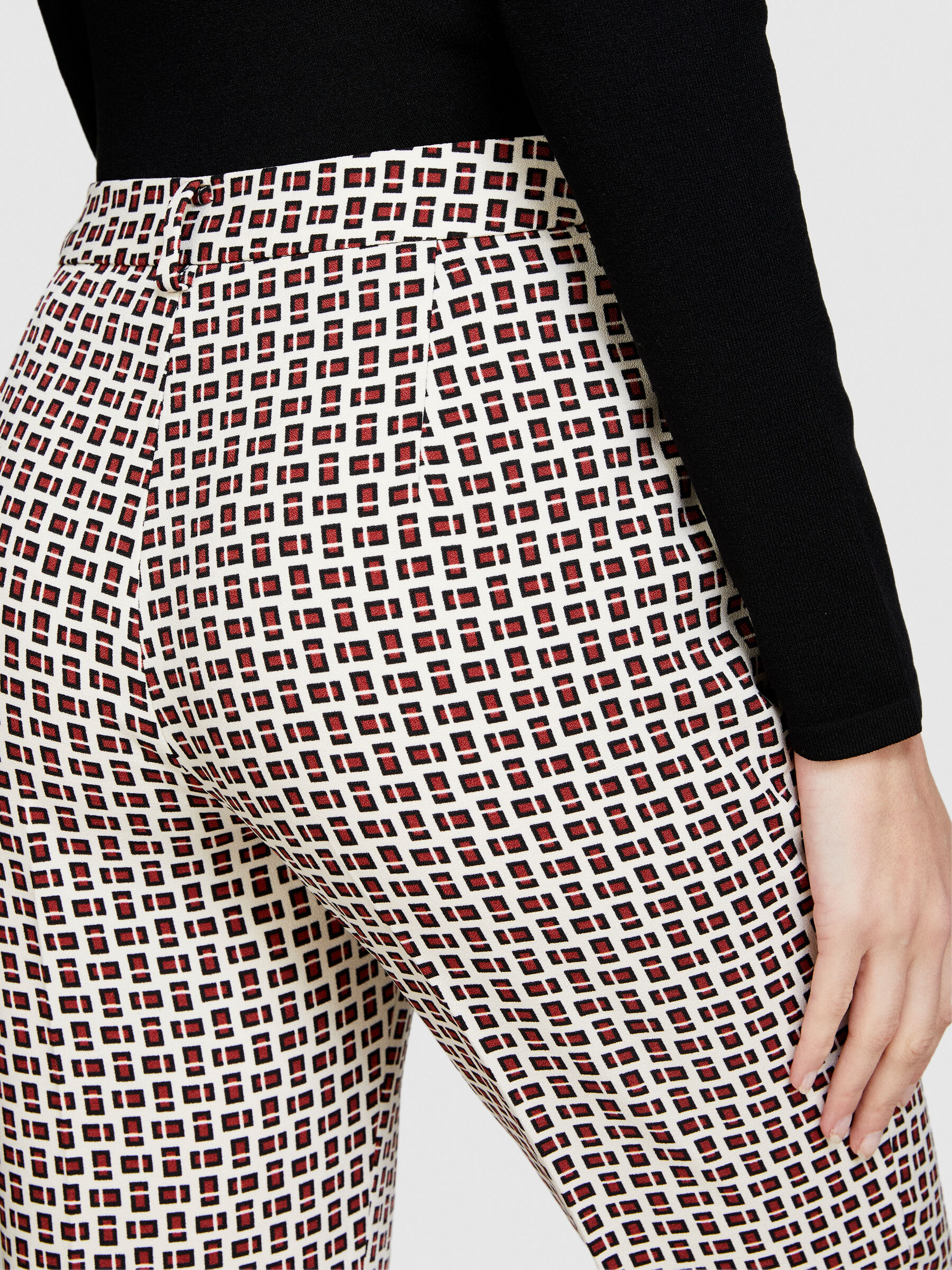 Pantalon cigarette deals imprimé femme
