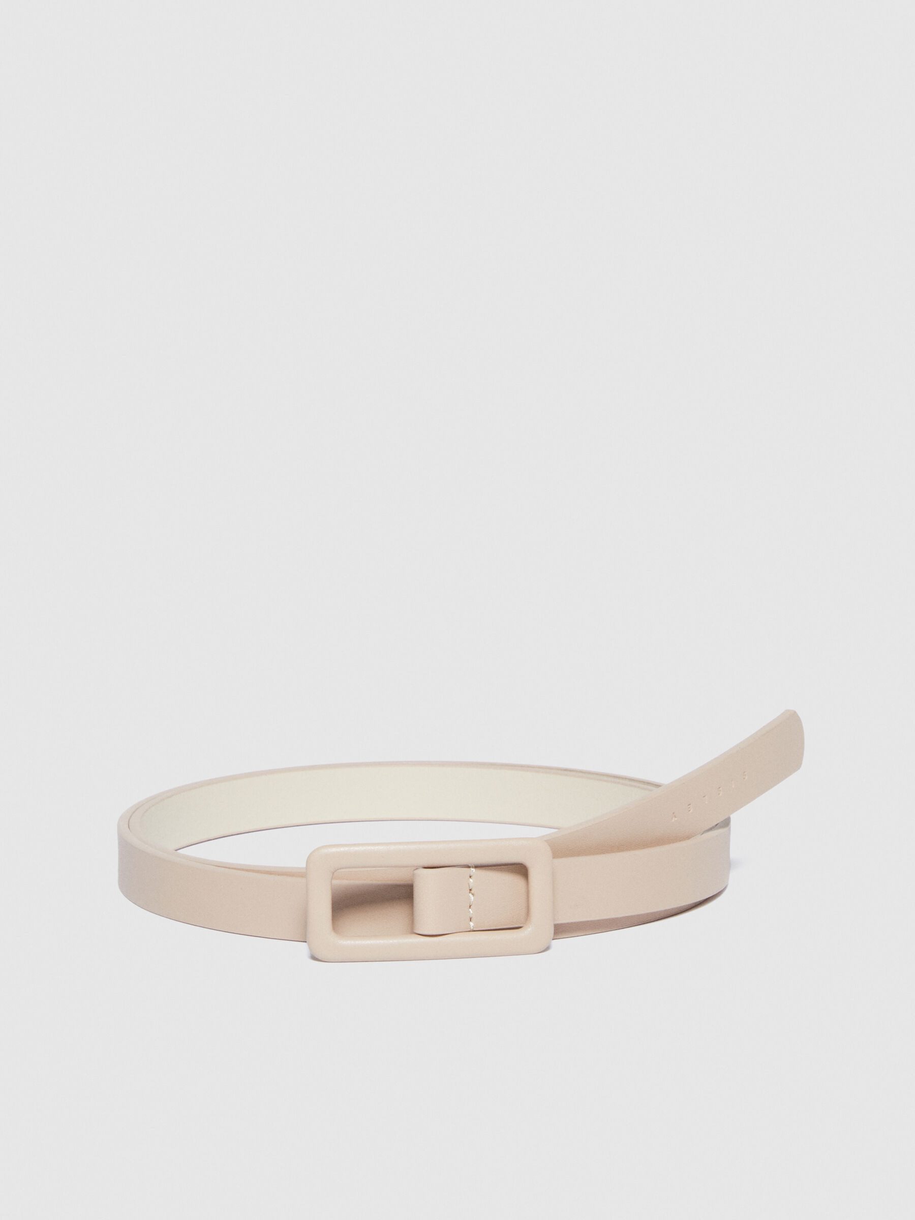 Ceinture top beige femme