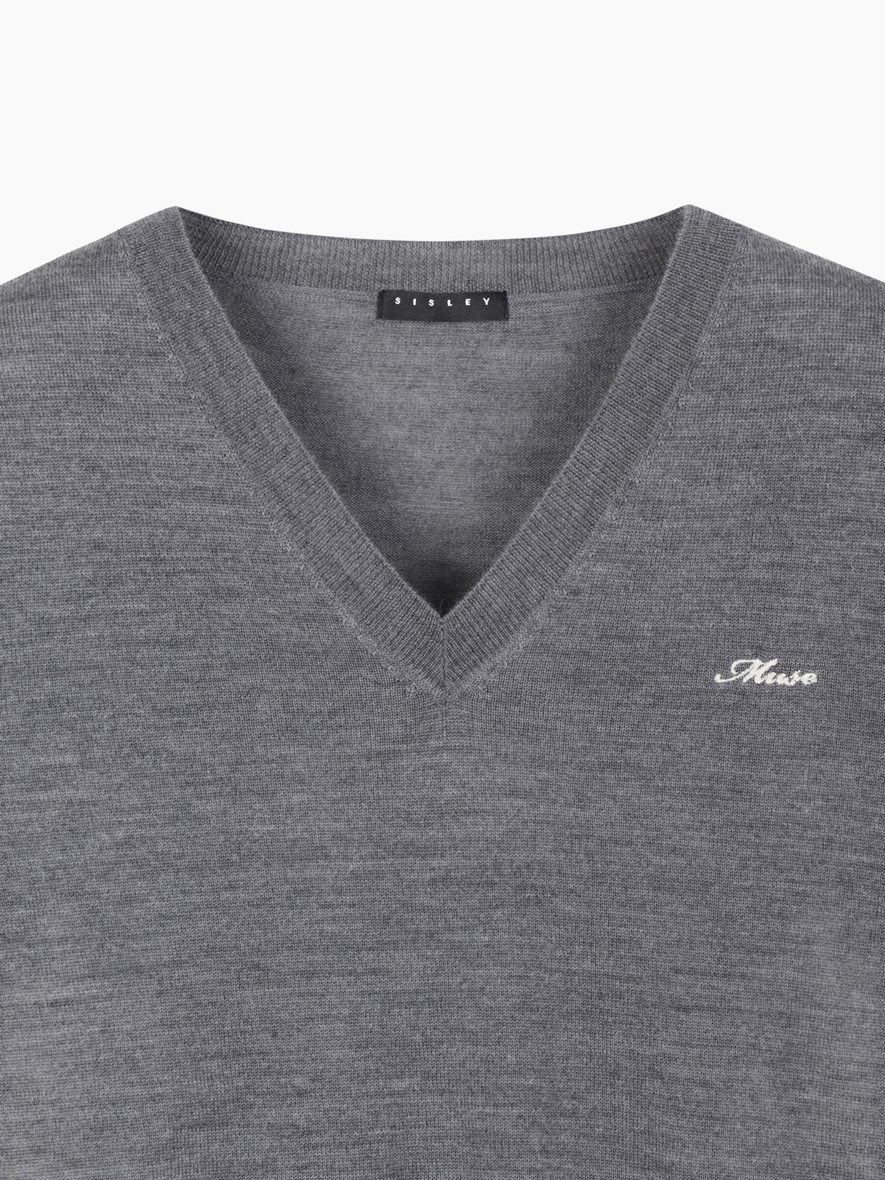 V NECK SWEATER H/S Femme image number null