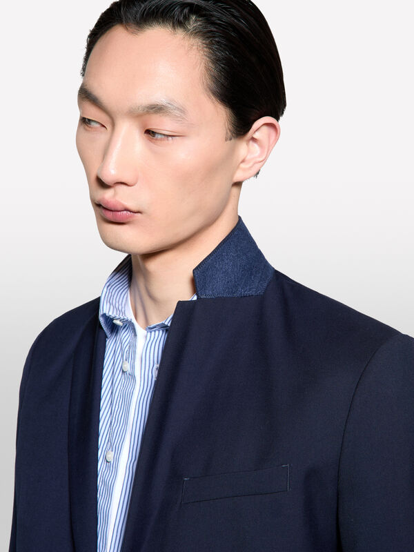 Blazer élégant bleu foncé - blazers pour homme | Sisley