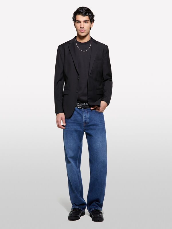Blazer élégant noir - blazers pour homme | Sisley