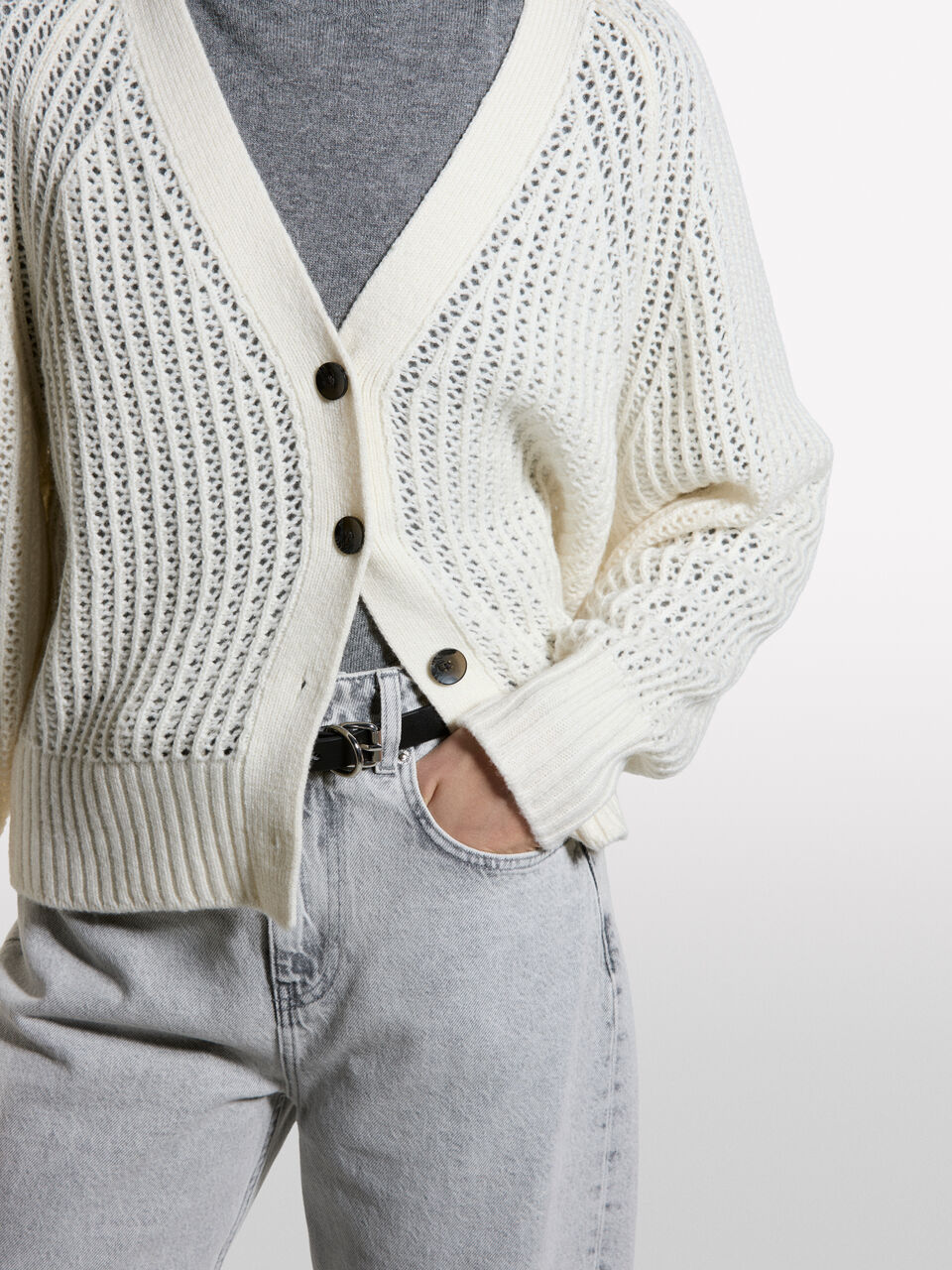 L/S CARDIGAN Femme image number null