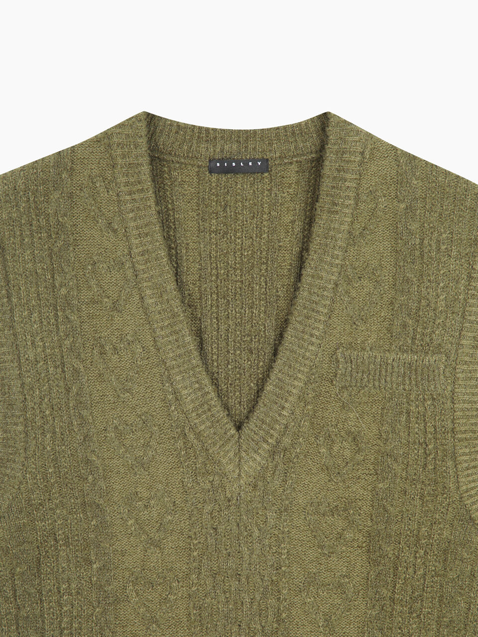 S/L V NECK SWEATER Femme image number null