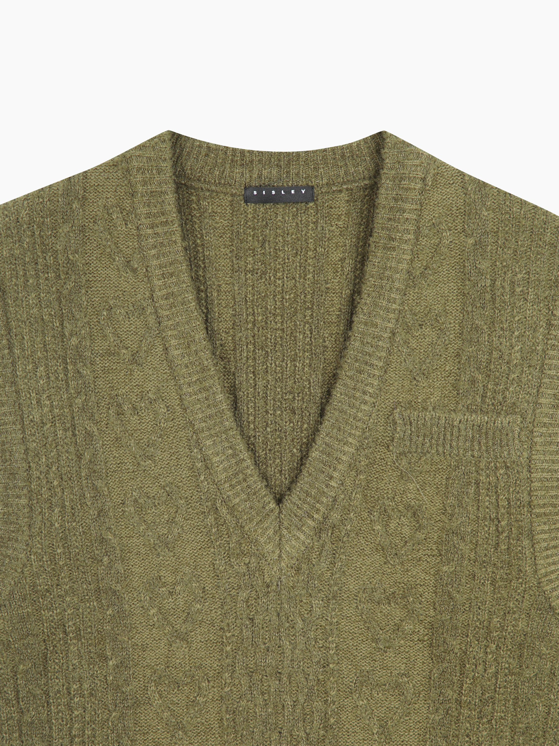 S/L V NECK SWEATER Femme image number null