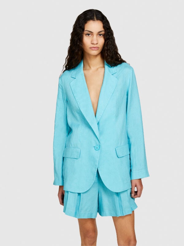 Blazer 100 % lin - blazers pour femme | Sisley
