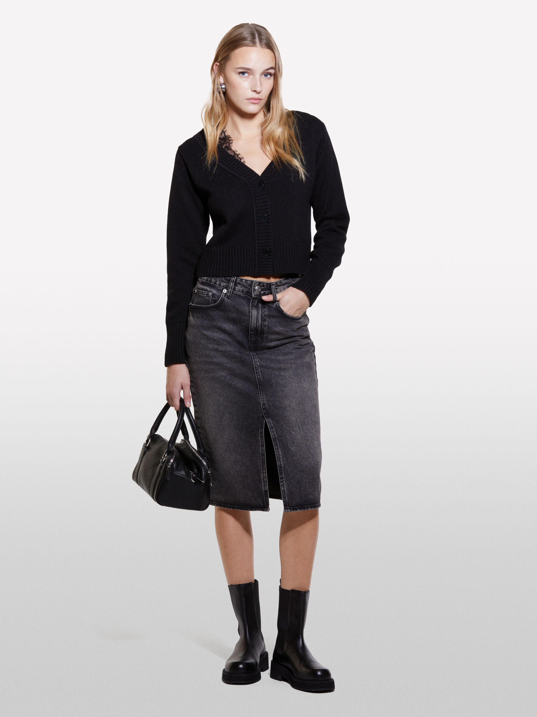 L/S CARDIGAN Femme image number null