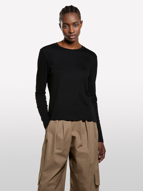 T-shirt &agrave; manches longues - t-shirts &agrave; manches longues pour femme | Sisley