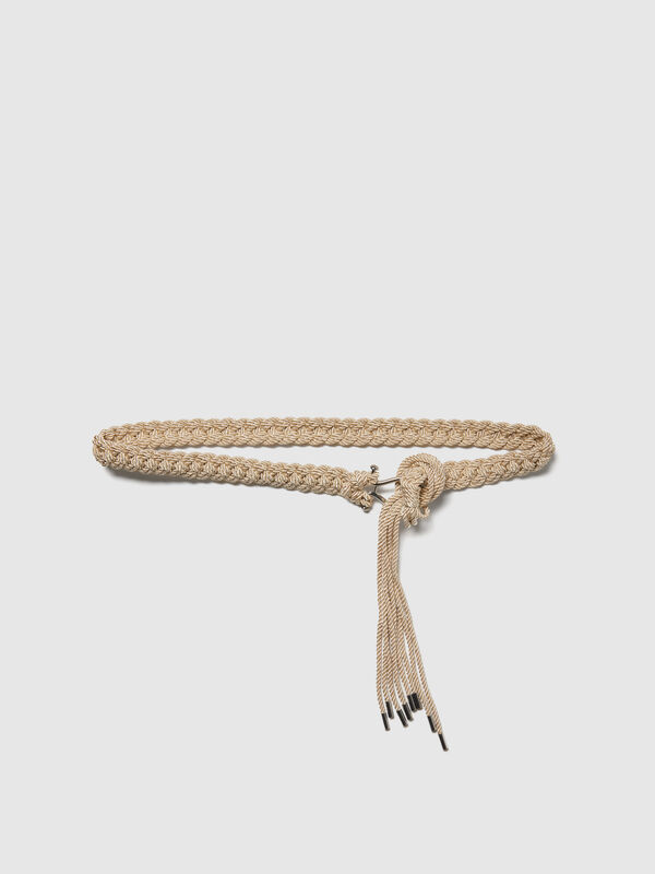 Ceinture tressée à franges - ceintures pour femme | Sisley