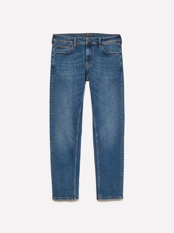 Jean slim bleu clair style 74 - jeans coupe slim pour homme | Sisley