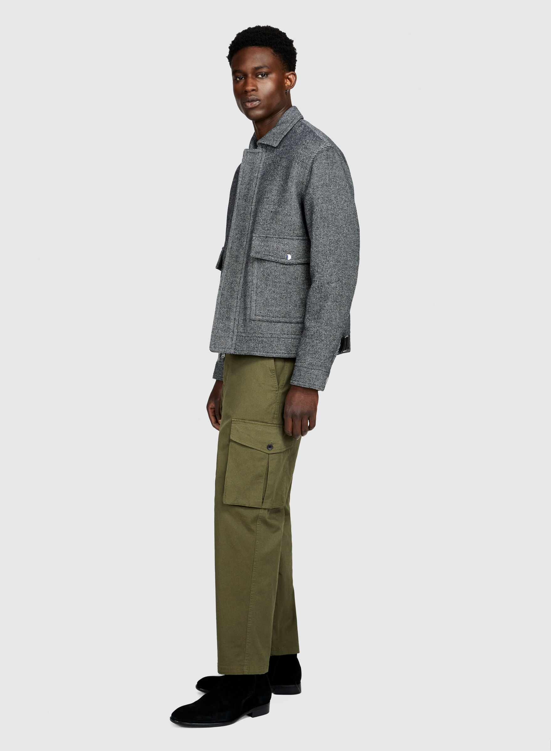 Pantalon shop cargo fuselé