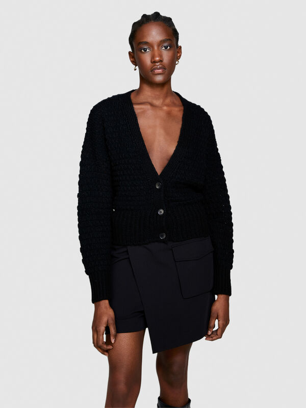 Gilet en maille 3D