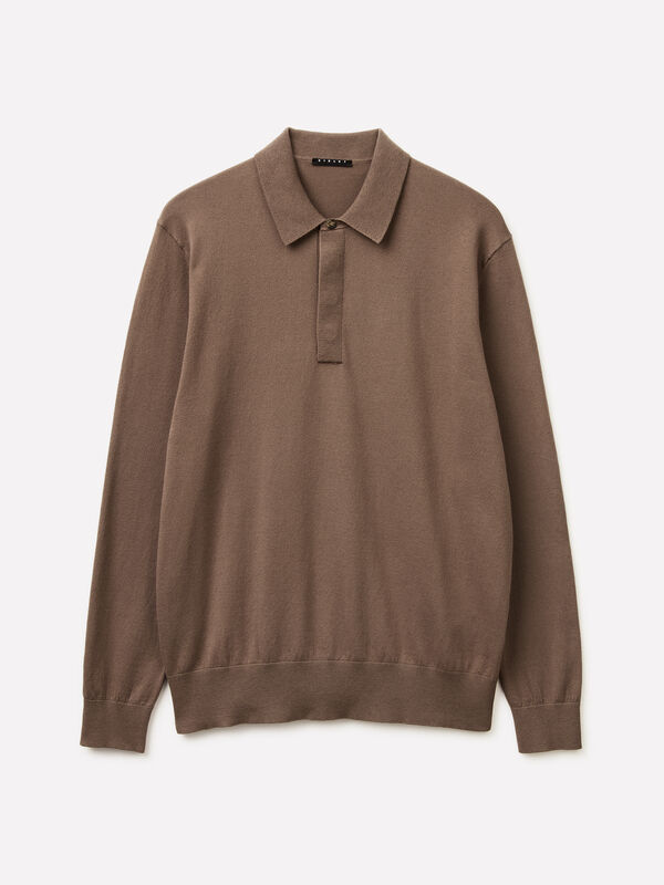 Polo en maille - pulls col rond pour homme | Sisley