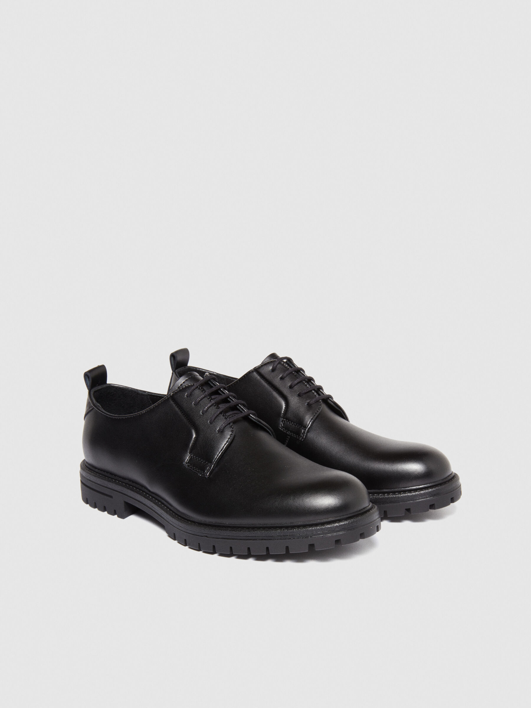 Derbies cuir sales noir
