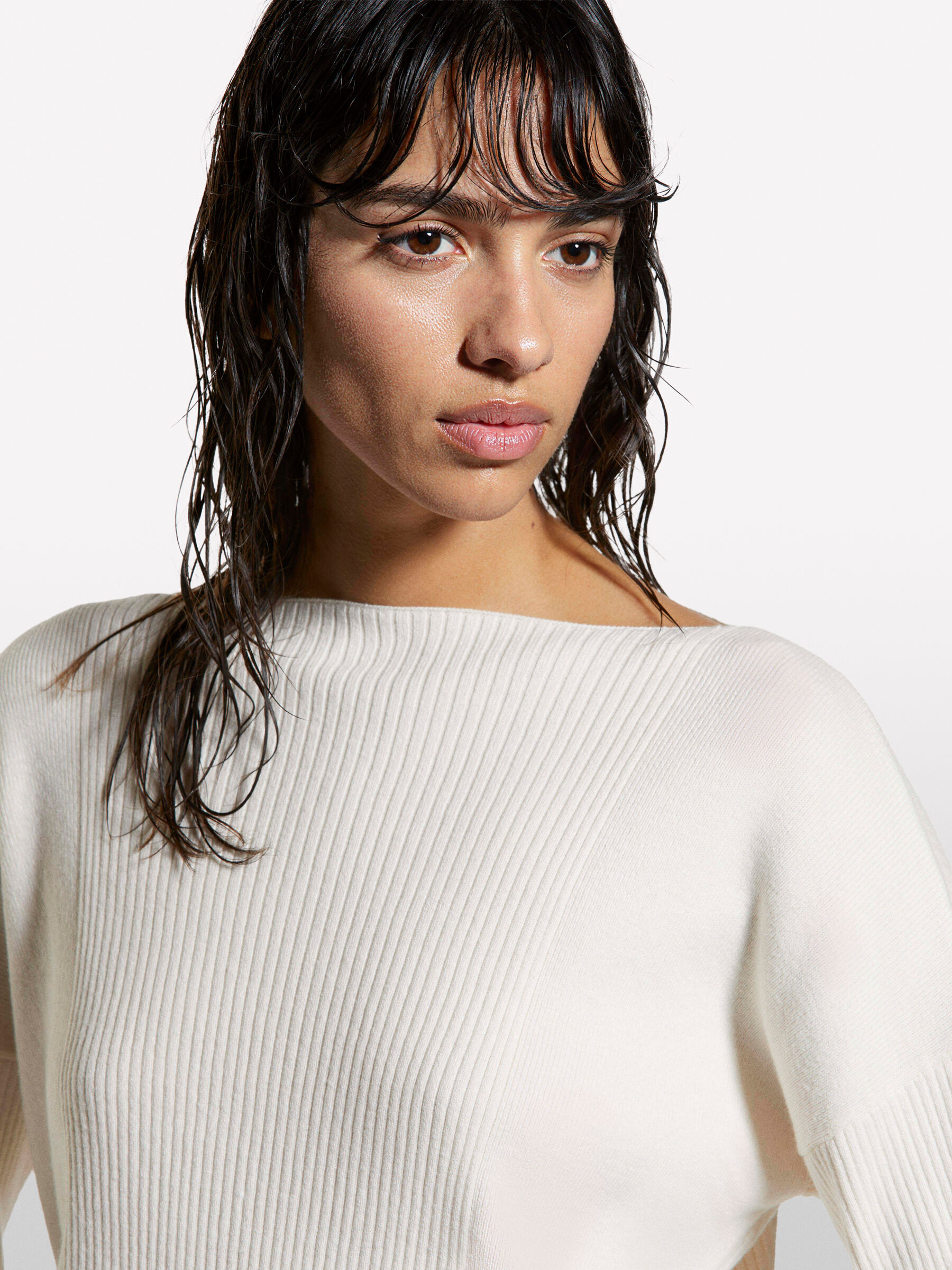 BOAT-NECK SWEAT.L/S Femme image number null