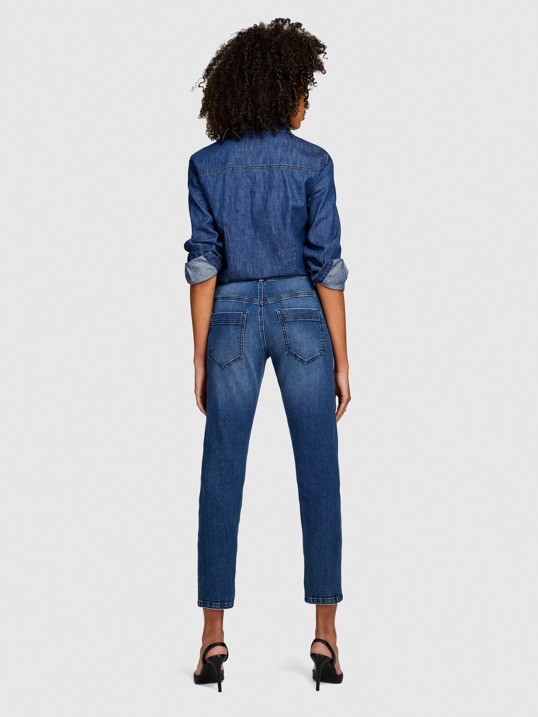 Salopette jeans sisley clearance