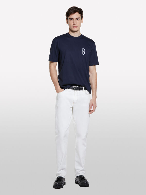Jean Style 75 regular blanc - jeans regular pour homme | Sisley