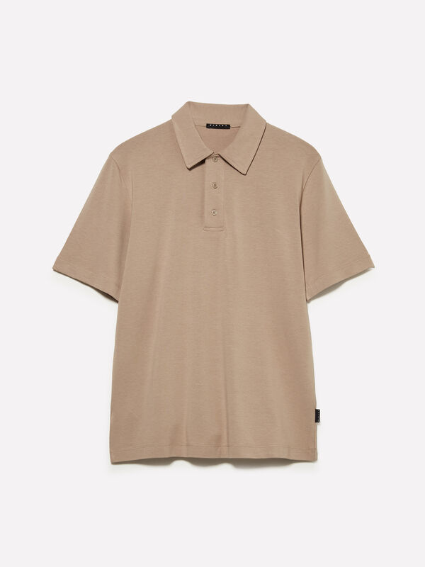 Camel slim fit polo - polos pour homme | Sisley