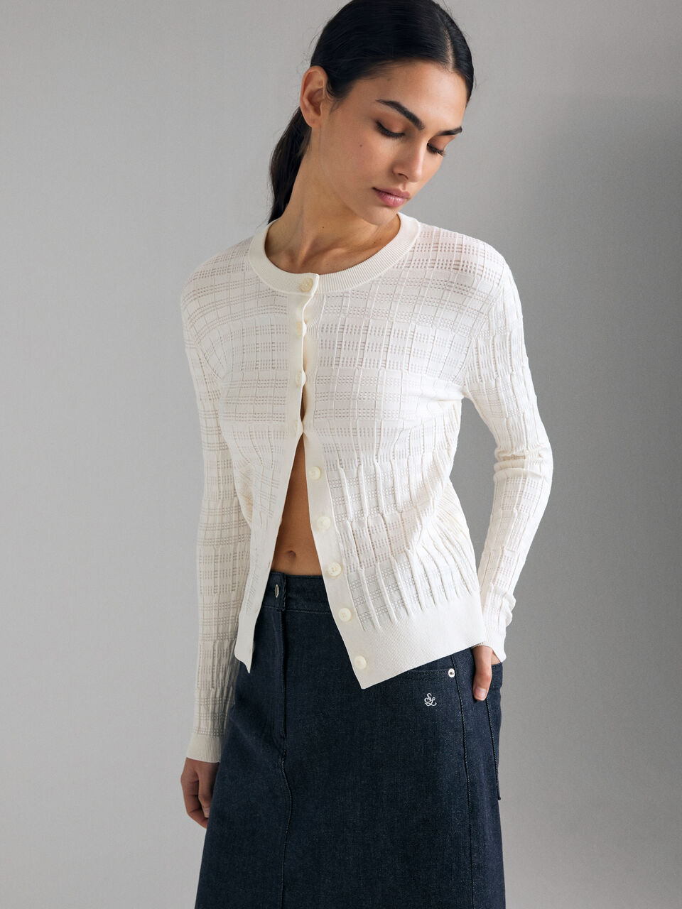 L/S SWEATER Femme image number null